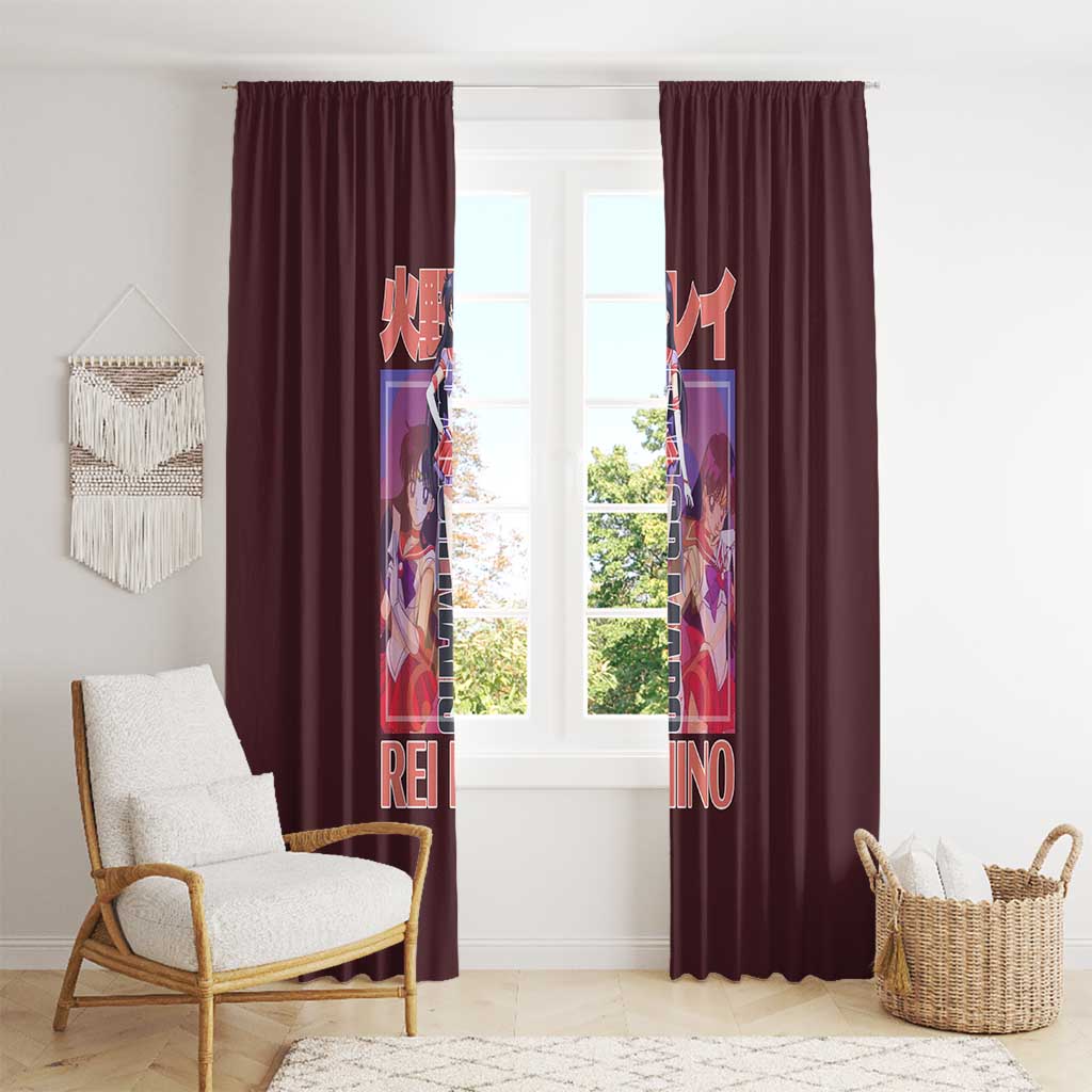Sailor Mars Sailor Moon Window Curtain Anime Style