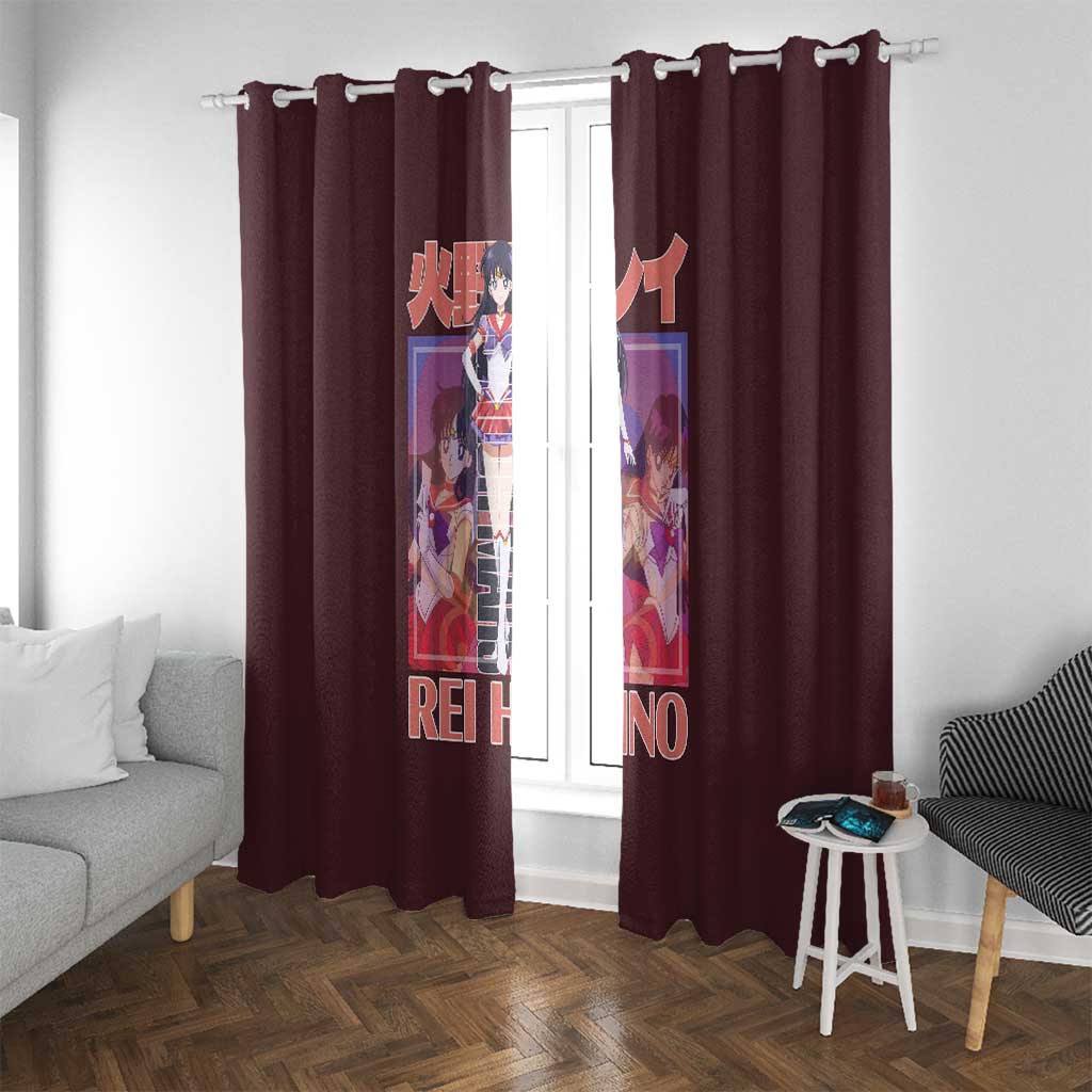 Sailor Mars Sailor Moon Window Curtain Anime Style