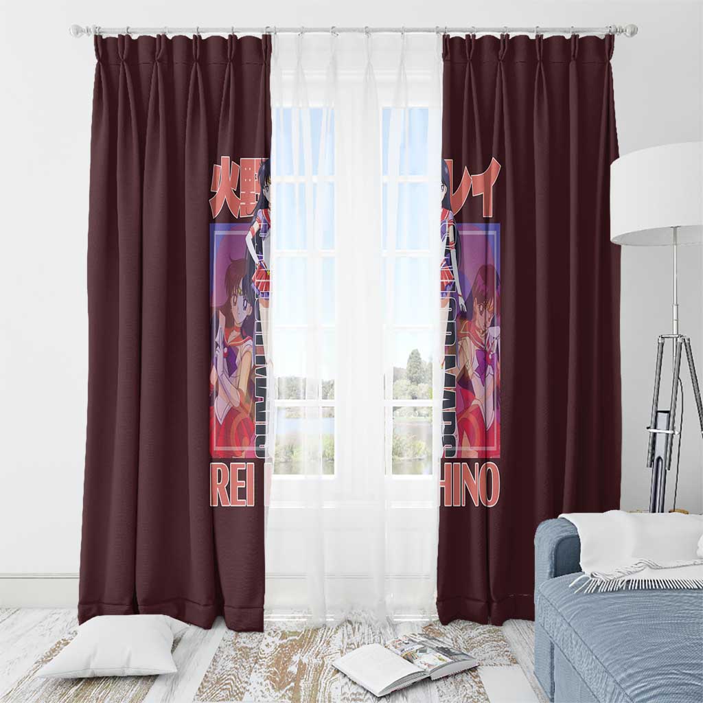 Sailor Mars Sailor Moon Window Curtain Anime Style