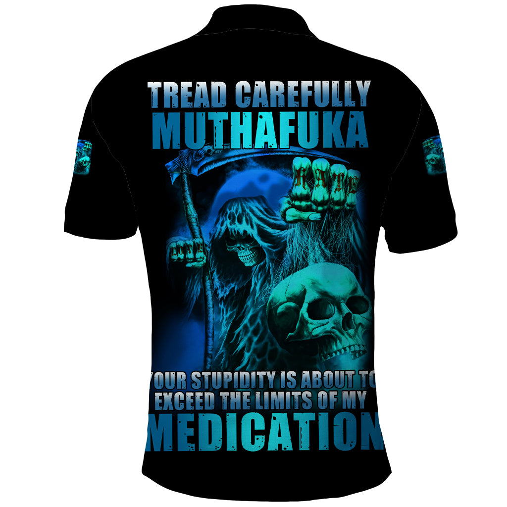 tread-carefully-skull-polo-shirt
