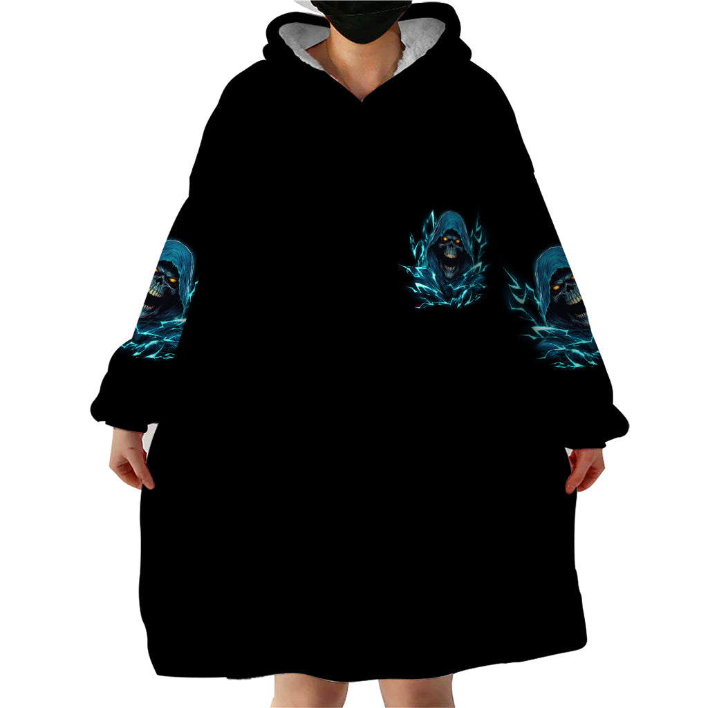 i-cant-go-to-hell-mad-reaper-skull-wearable-blanket-hoodie