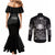 i-am-who-i-am-skull-couples-matching-mermaid-dress-and-long-sleeve-button-shirt