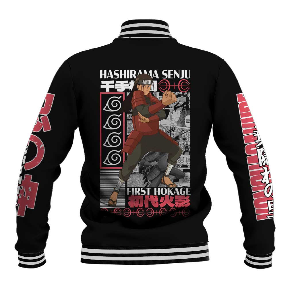 Hashirama Senju Naruto Baseball Jacket Japan Anime Style - The Mazicc
