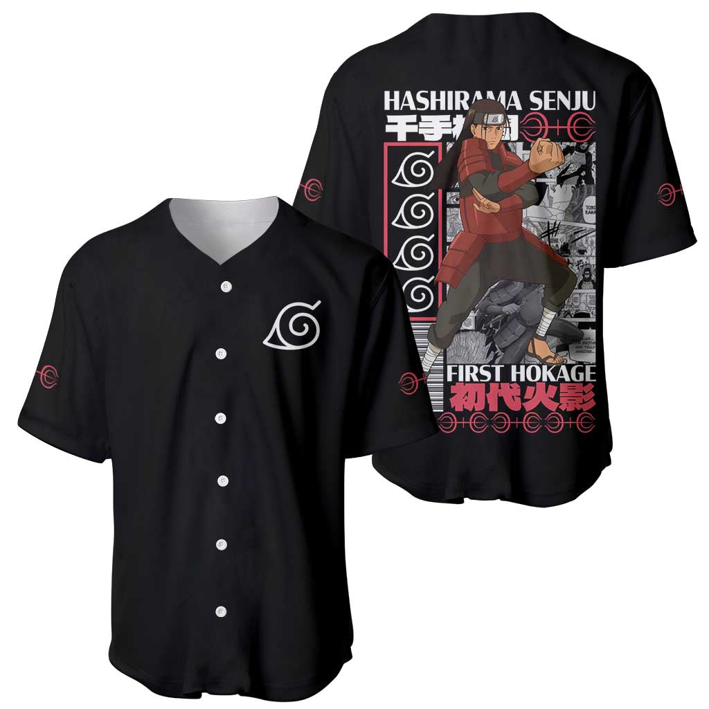 Hashirama Senju Naruto Baseball Jersey Japan Anime Style - The Mazicc