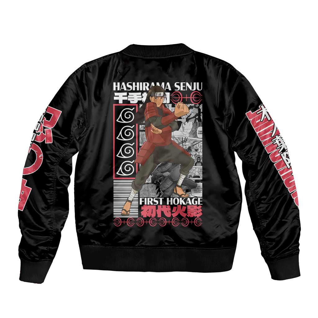 Hashirama Senju Naruto Bomber Jacket Japan Anime Style - The Mazicc