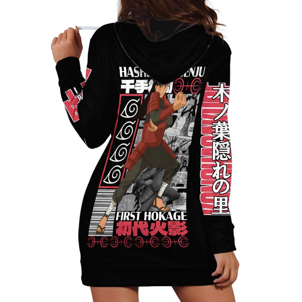 Hashirama Senju Naruto Hoodie Dress Japan Anime Style - The Mazicc