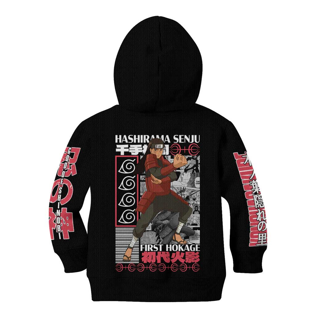 Hashirama Senju Naruto Kid Hoodie Japan Anime Style - The Mazicc