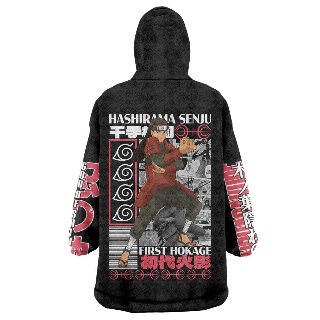 Hashirama Senju Naruto Wearable Blanket Hoodie Japan Anime Style - The Mazicc