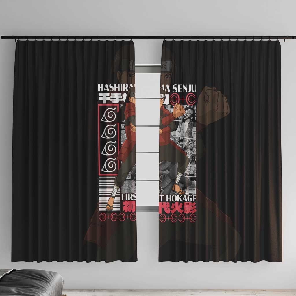 Hashirama Senju Naruto Window Curtain Japan Anime Style - The Mazicc