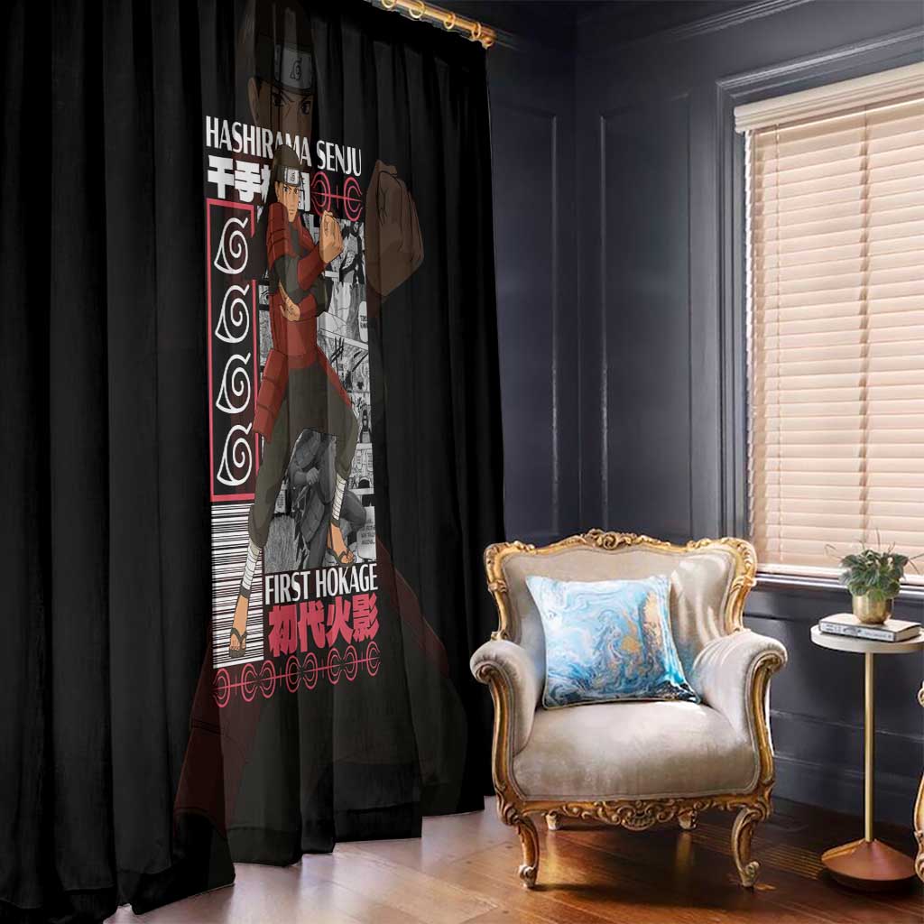 Hashirama Senju Naruto Window Curtain Japan Anime Style - The Mazicc