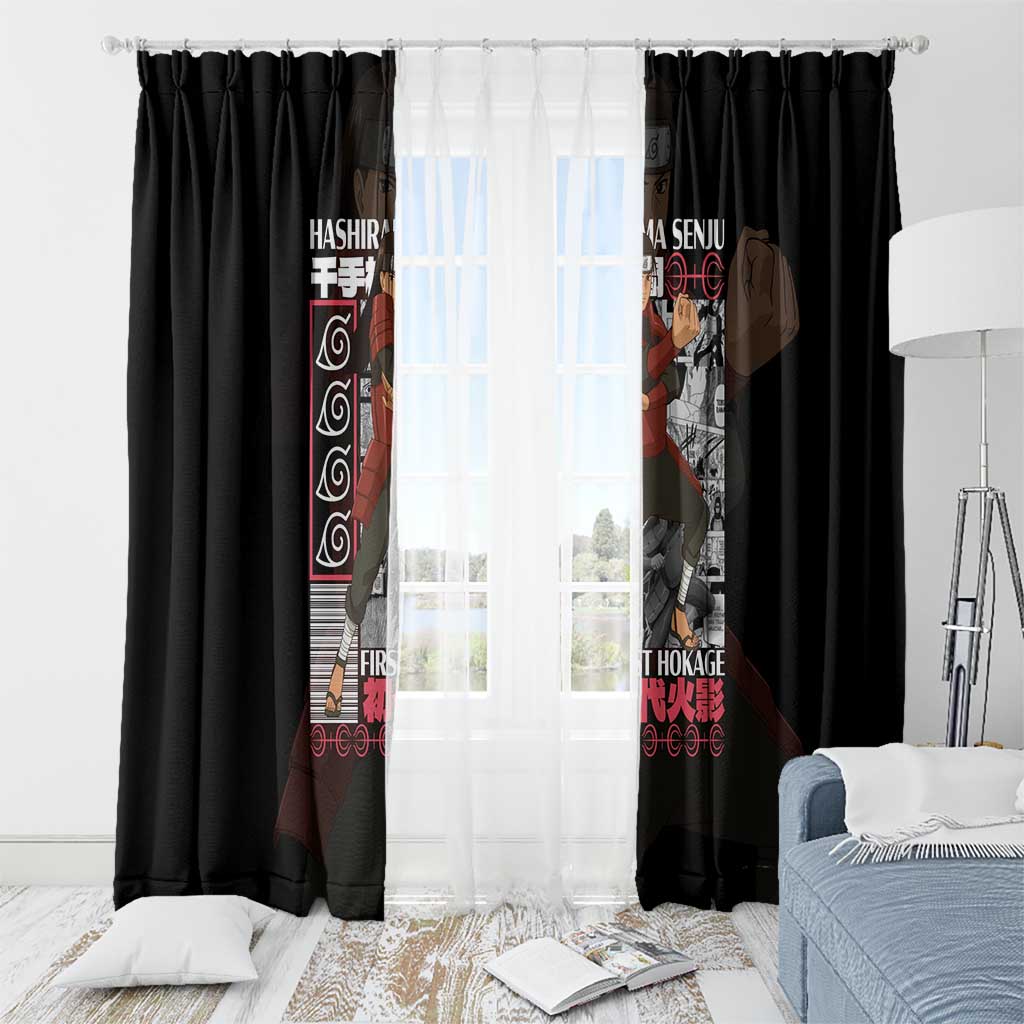 Hashirama Senju Naruto Window Curtain Japan Anime Style - The Mazicc