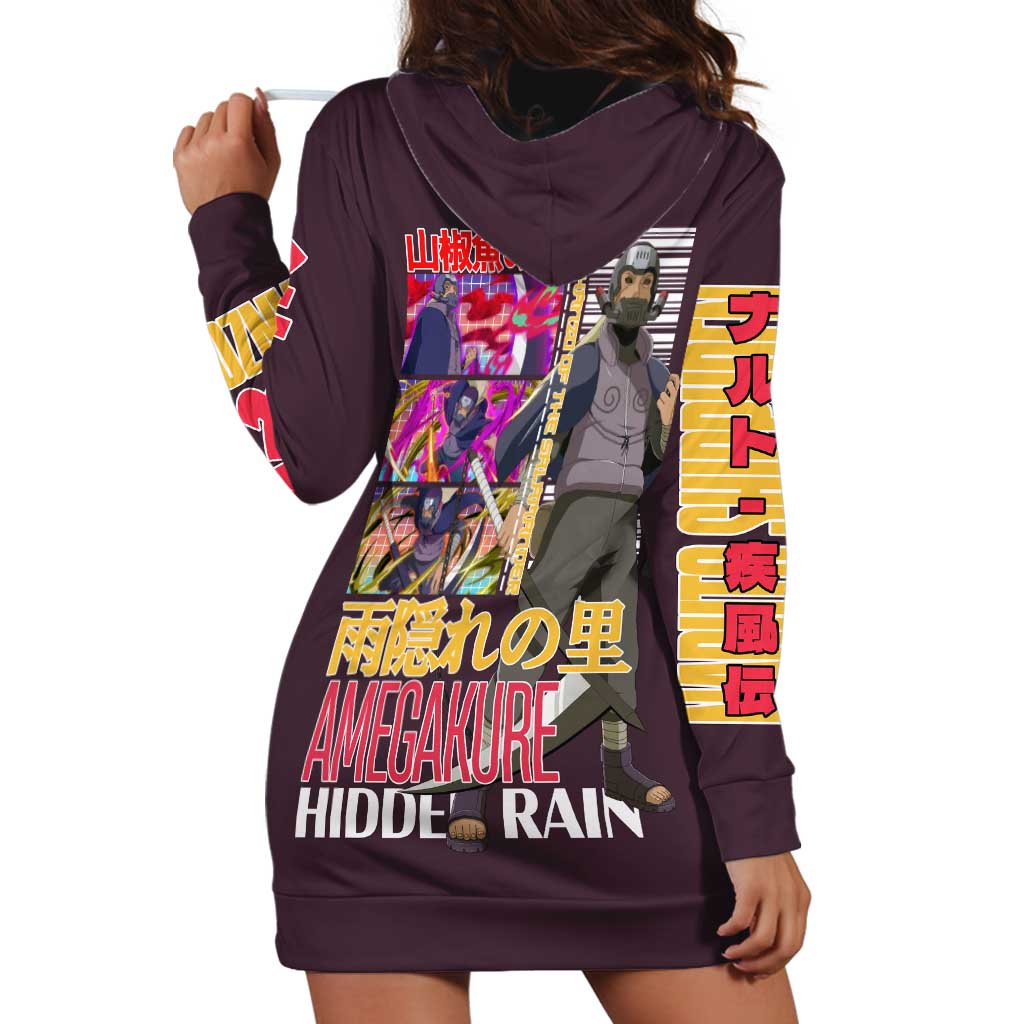 Hanzo of the Salamander Naruto Hoodie Dress Japan Anime Style - The Mazicc