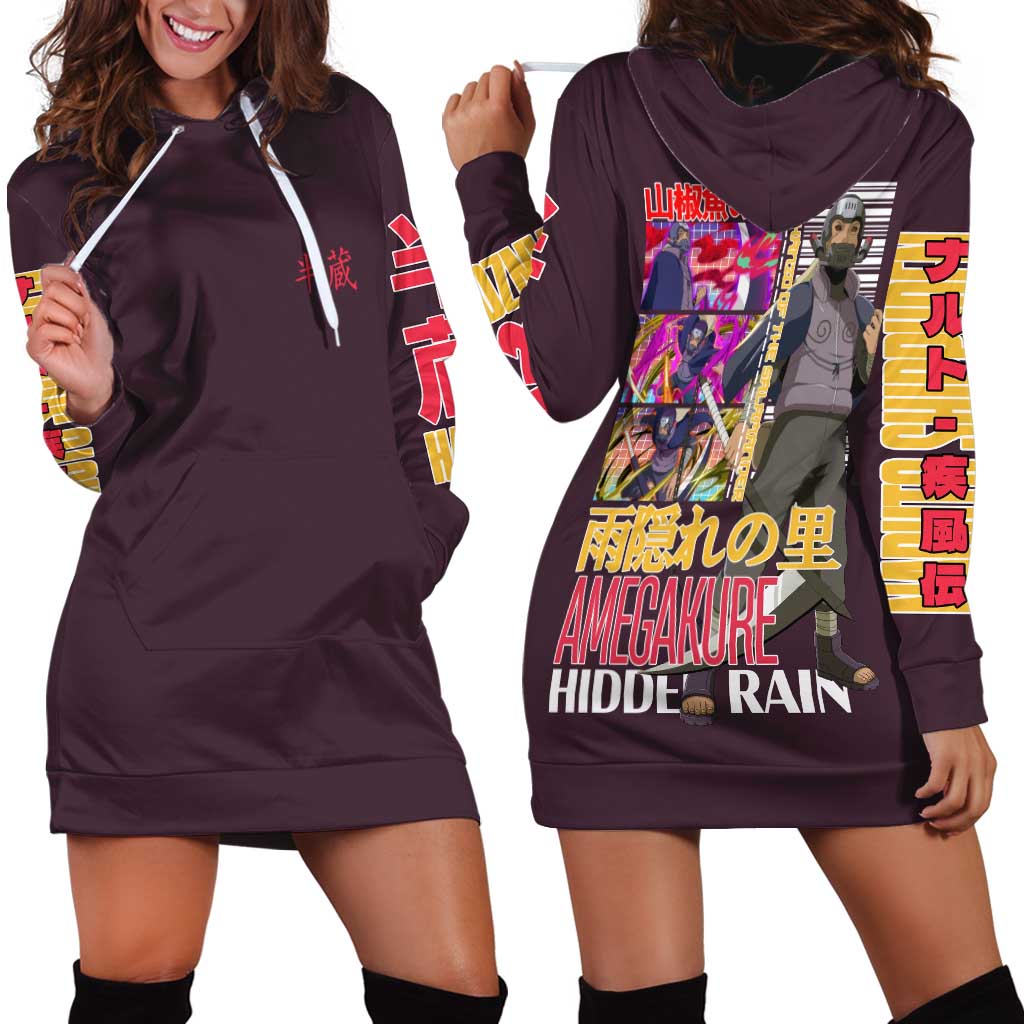 Hanzo of the Salamander Naruto Hoodie Dress Japan Anime Style - The Mazicc