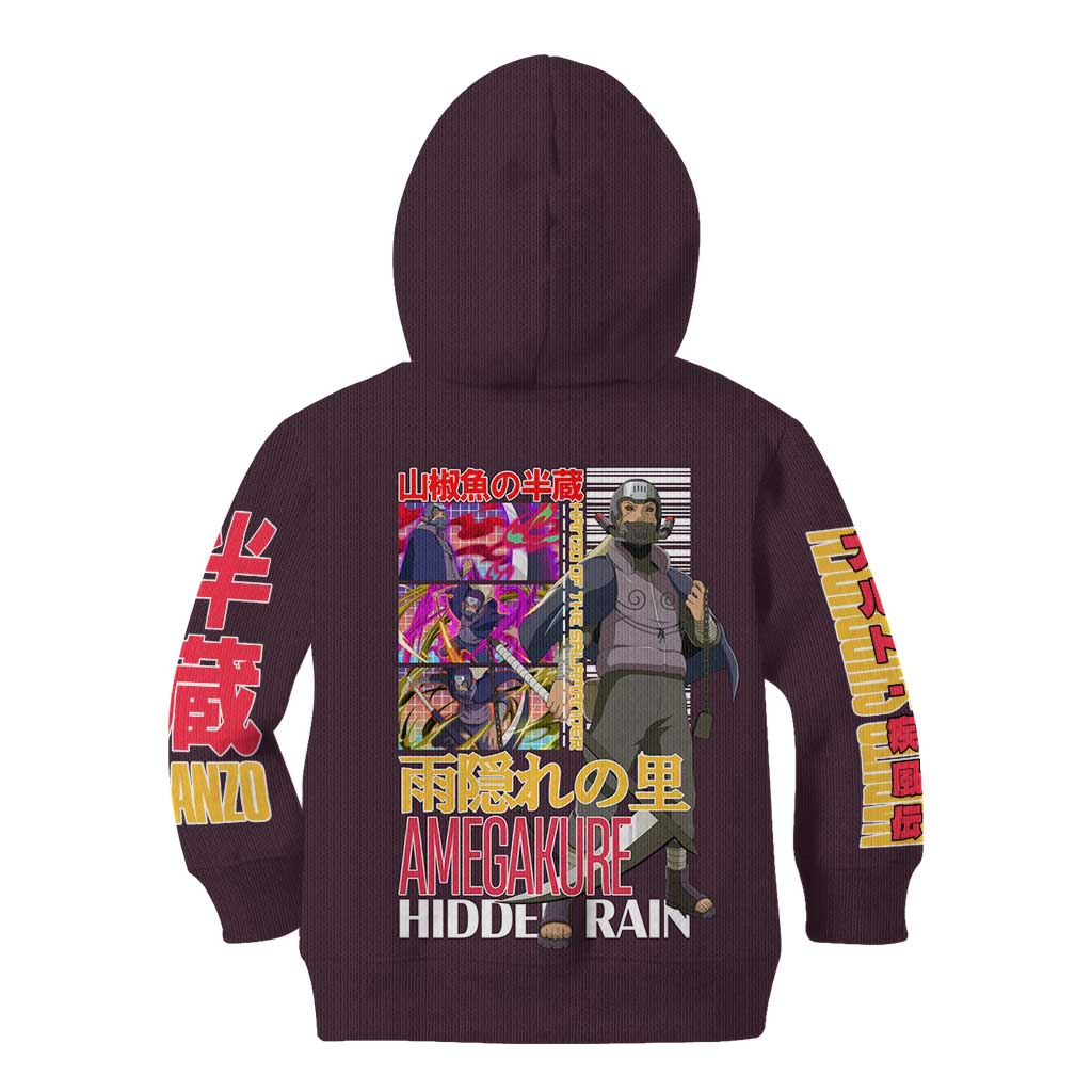 Hanzo of the Salamander Naruto Kid Hoodie Japan Anime Style - The Mazicc