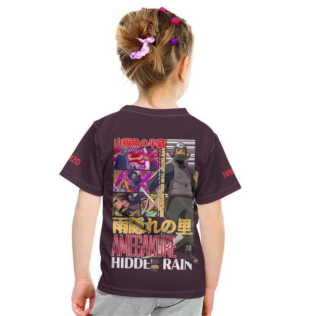 Hanzo of the Salamander Naruto Kid T Shirt Japan Anime Style - The Mazicc