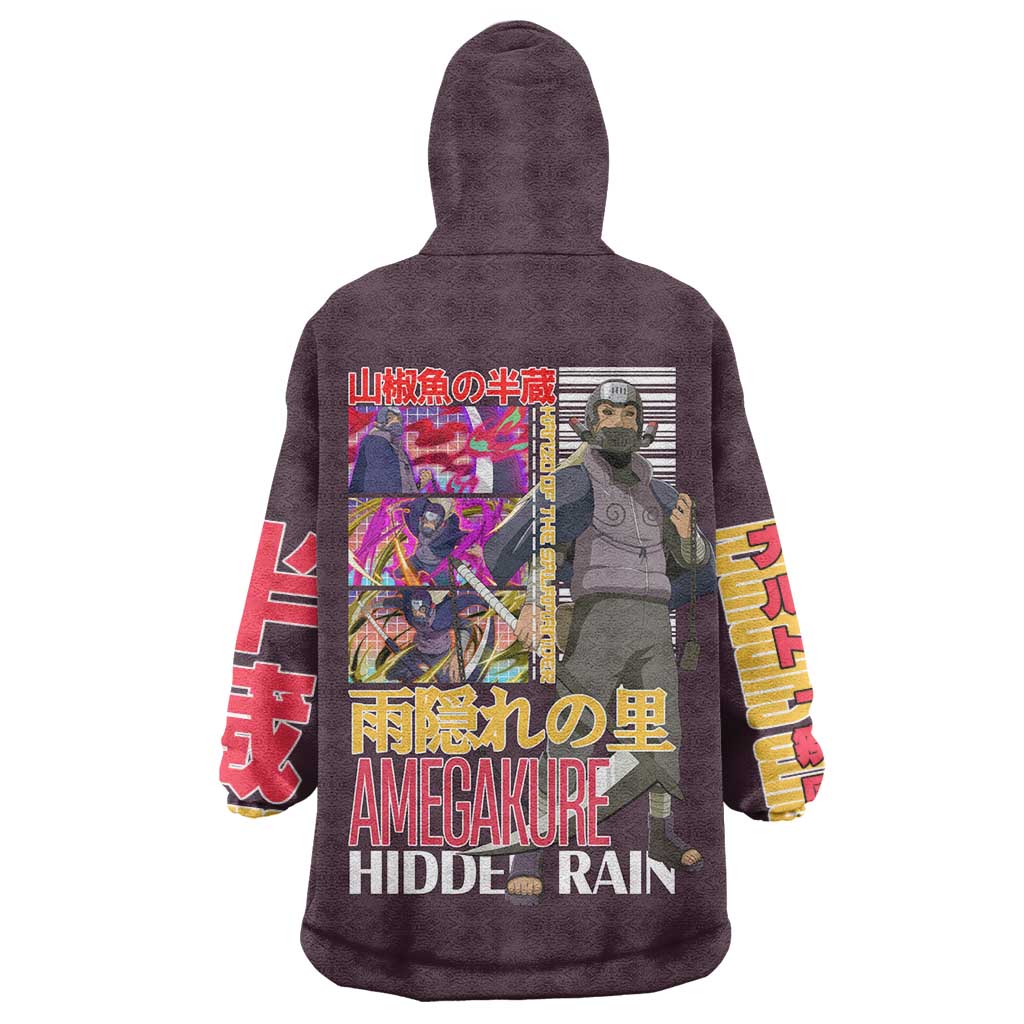Hanzo of the Salamander Naruto Wearable Blanket Hoodie Japan Anime Style - The Mazicc