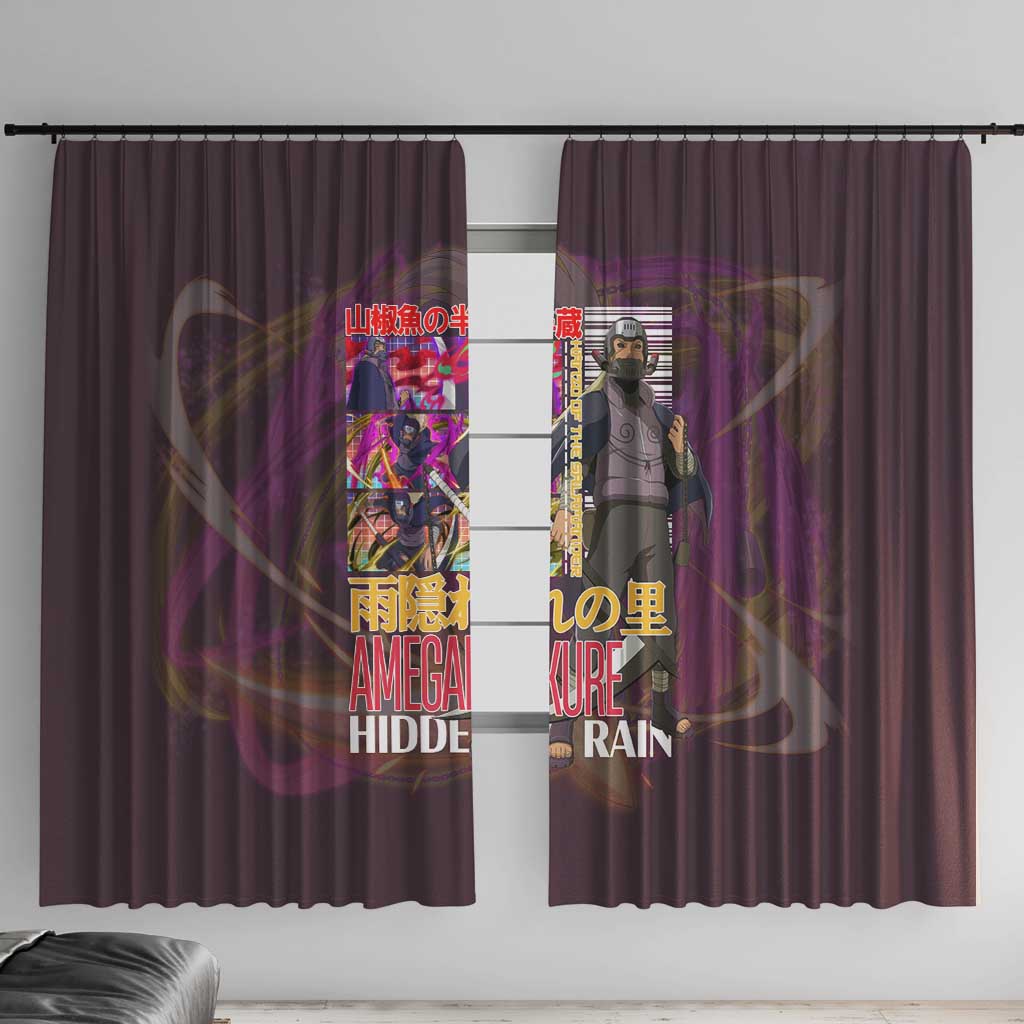 Hanzo of the Salamander Naruto Window Curtain Japan Anime Style - The Mazicc