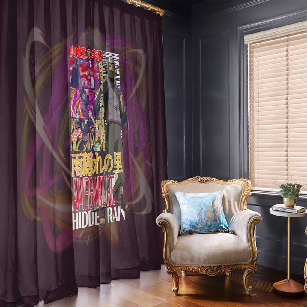 Hanzo of the Salamander Naruto Window Curtain Japan Anime Style - The Mazicc