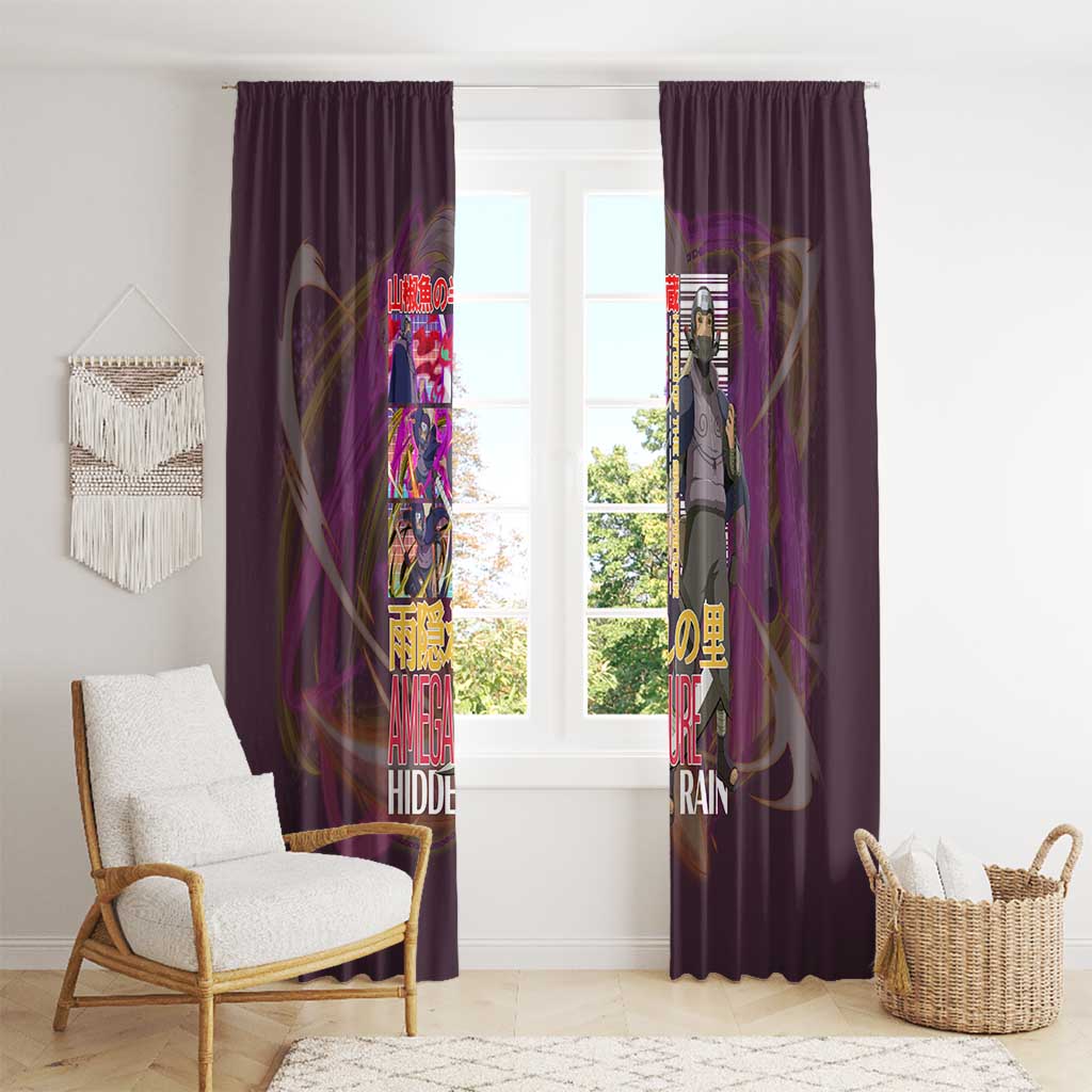 Hanzo of the Salamander Naruto Window Curtain Japan Anime Style - The Mazicc