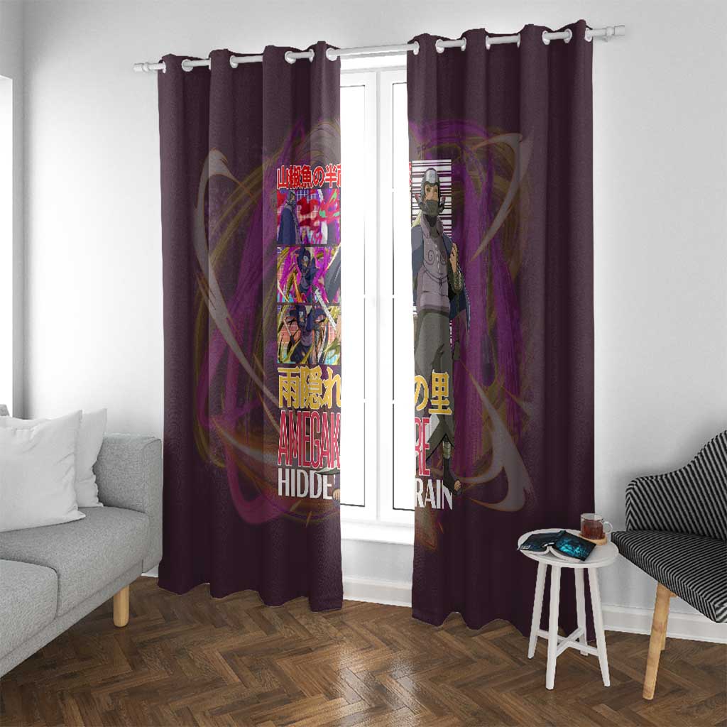 Hanzo of the Salamander Naruto Window Curtain Japan Anime Style - The Mazicc