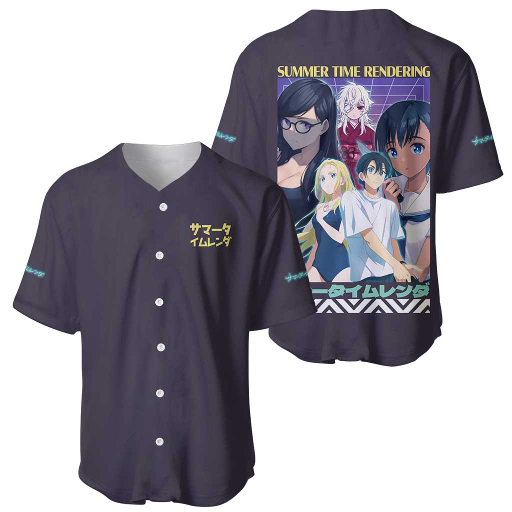 Summer Time Rendering Baseball Jersey Japan Anime Style - The Mazicc