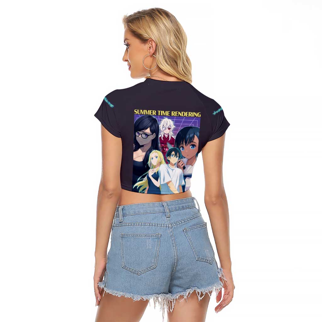 Summer Time Rendering Raglan Cropped T Shirt Japan Anime Style - The Mazicc