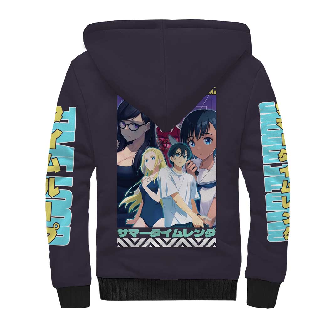 Summer Time Rendering Sherpa Hoodie Japan Anime Style - The Mazicc
