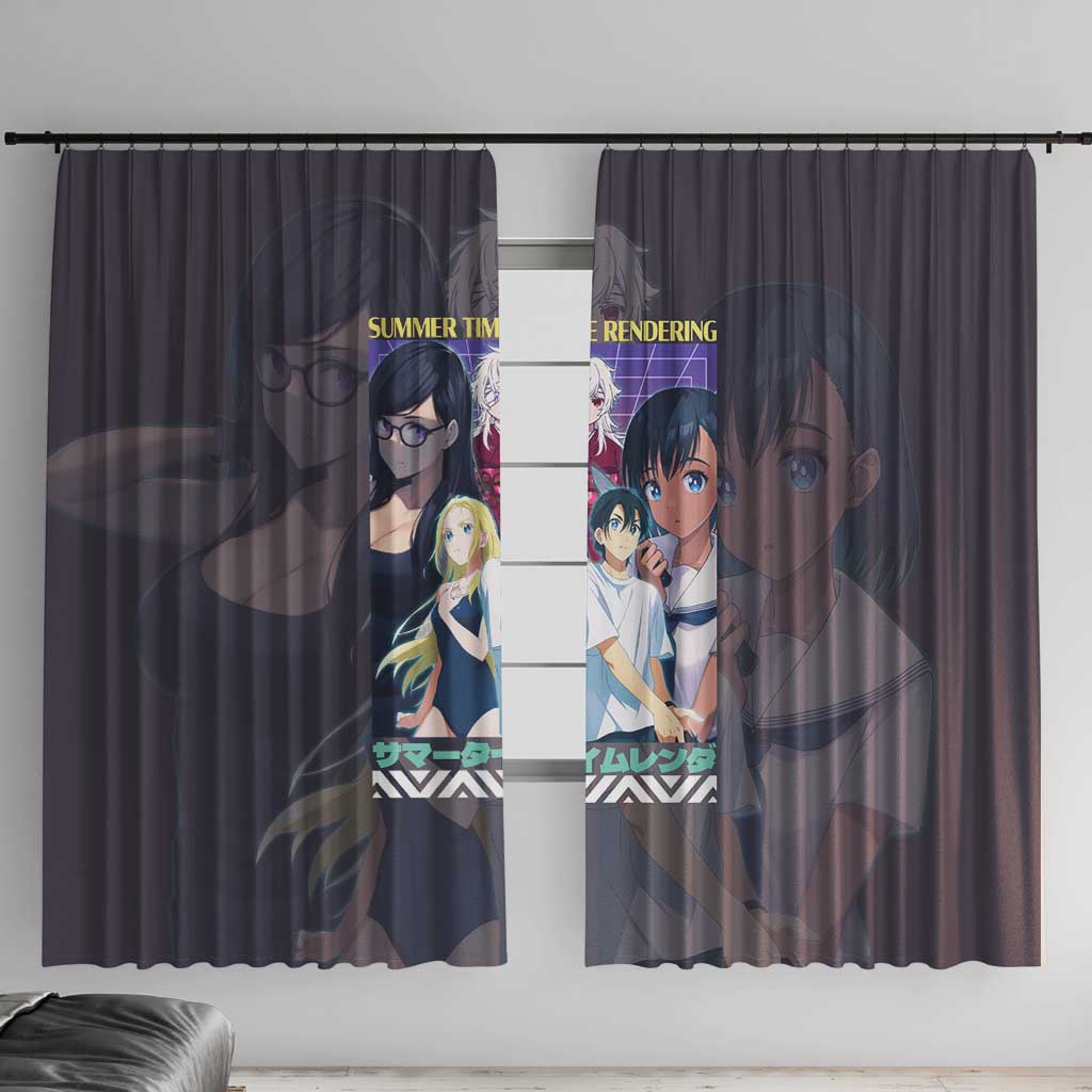 Summer Time Rendering Window Curtain Japan Anime Style - The Mazicc