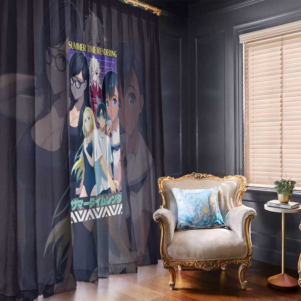 Summer Time Rendering Window Curtain Japan Anime Style - The Mazicc