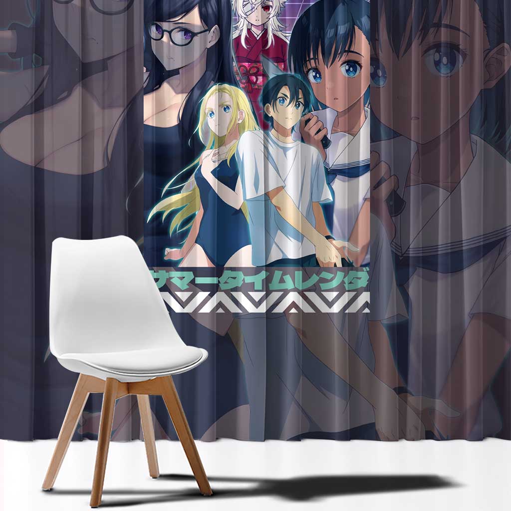 Summer Time Rendering Window Curtain Japan Anime Style - The Mazicc