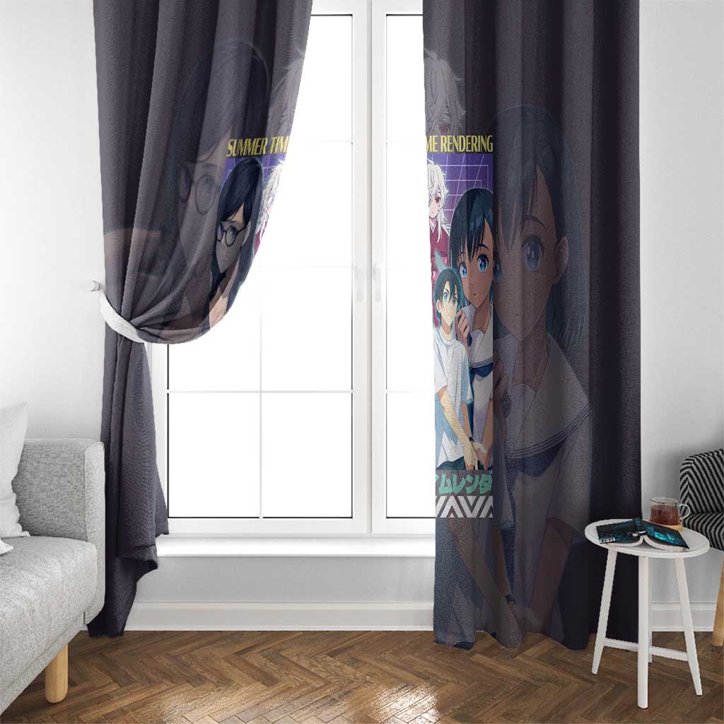 Summer Time Rendering Window Curtain Japan Anime Style - The Mazicc