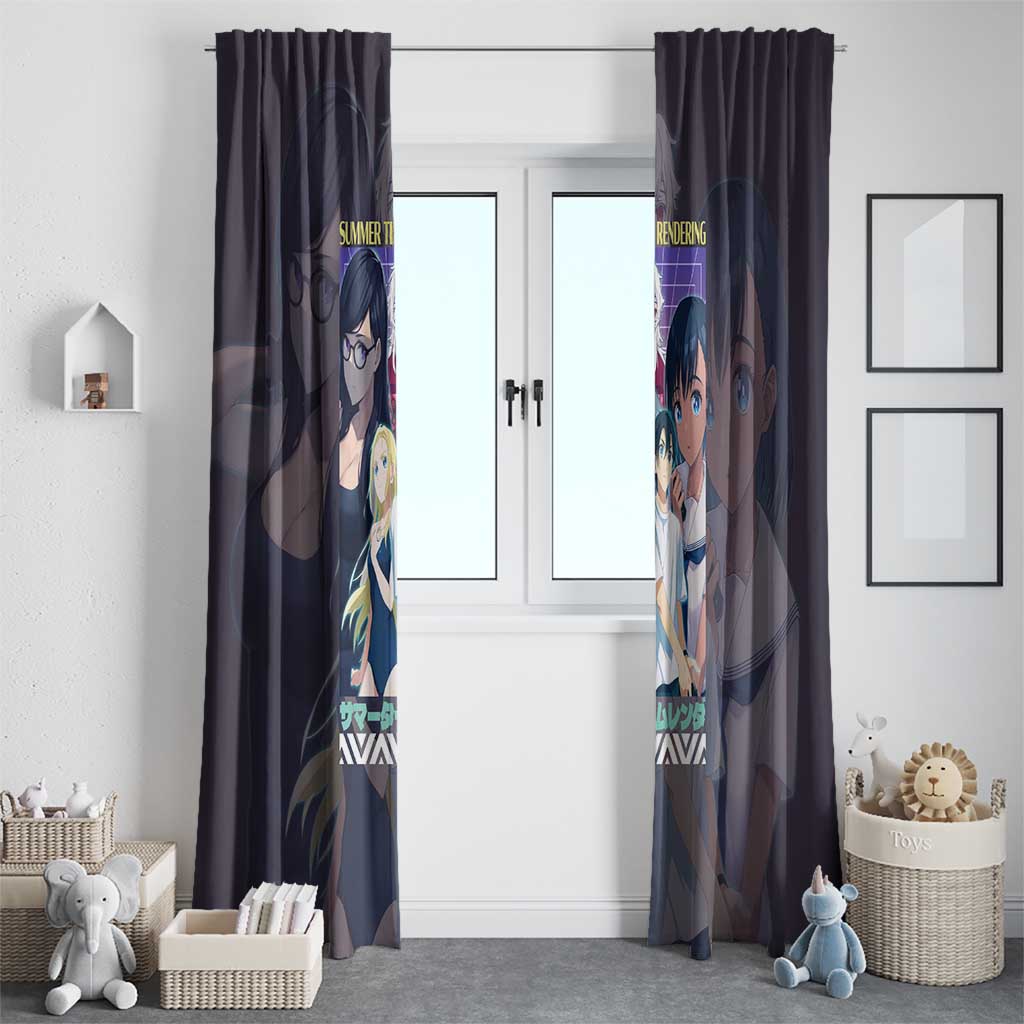 Summer Time Rendering Window Curtain Japan Anime Style - The Mazicc