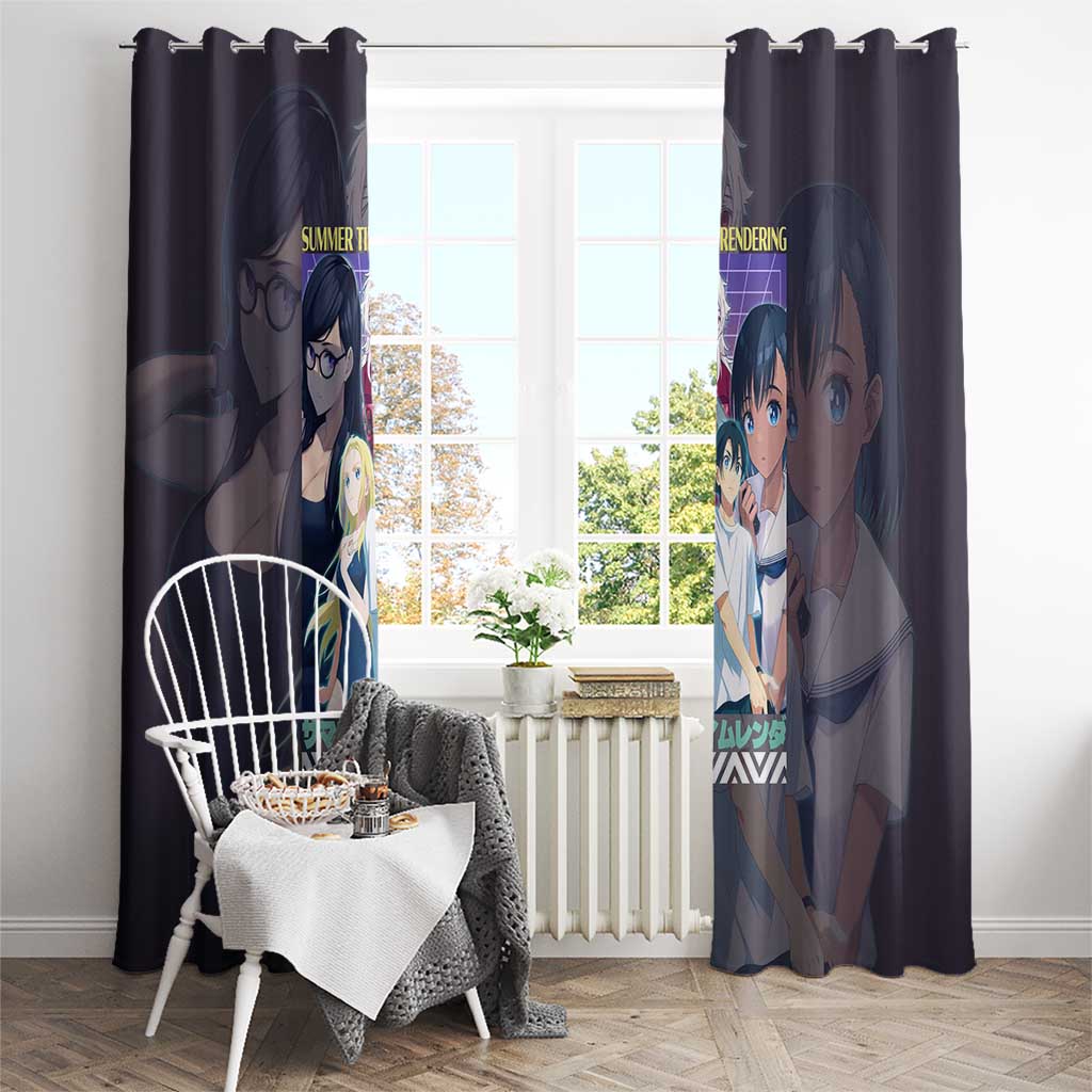 Summer Time Rendering Window Curtain Japan Anime Style - The Mazicc