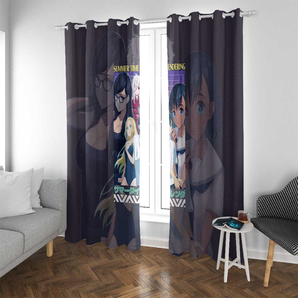 Summer Time Rendering Window Curtain Japan Anime Style - The Mazicc