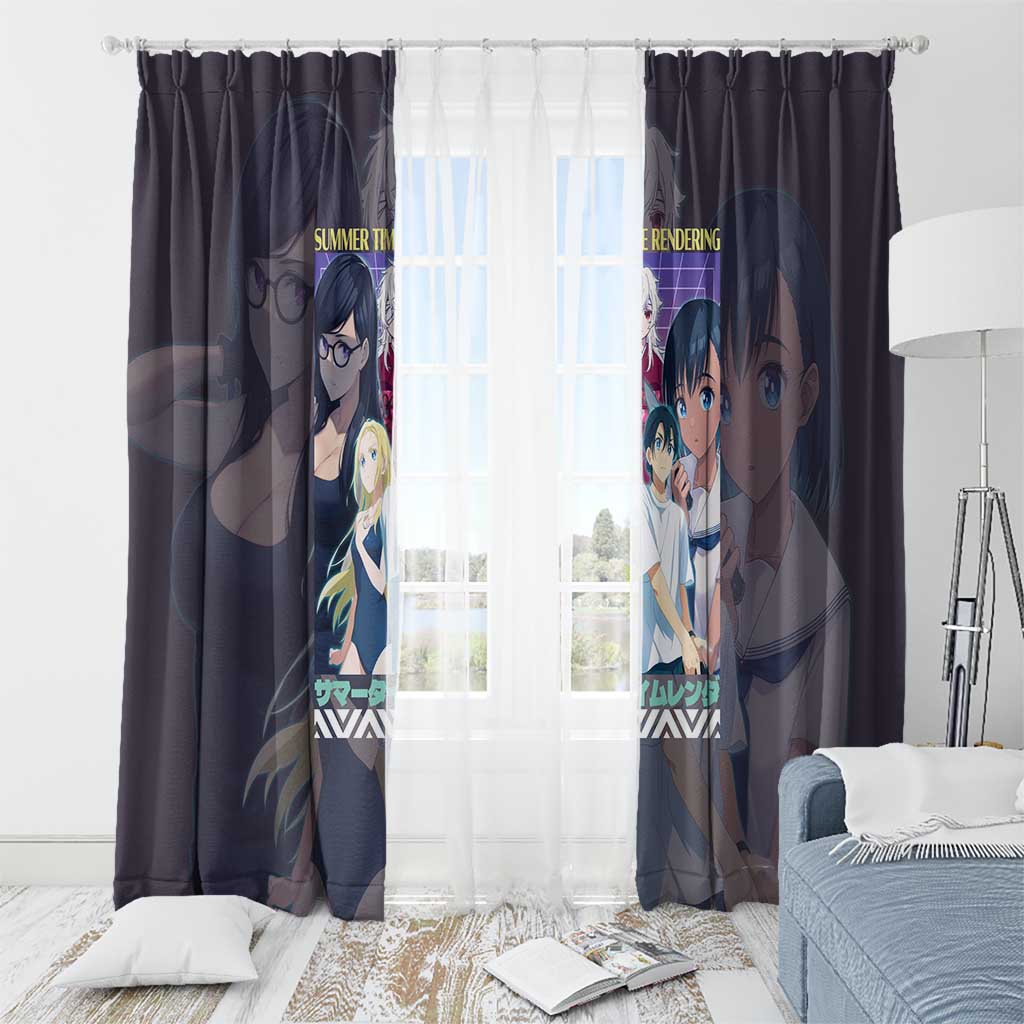 Summer Time Rendering Window Curtain Japan Anime Style - The Mazicc