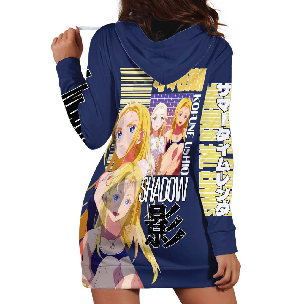 Kofune Ushio Summer Time Rendering Hoodie Dress Japan Anime Style - The Mazicc