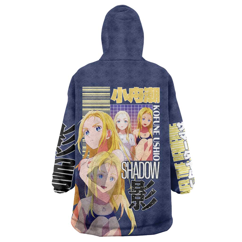 Kofune Ushio Summer Time Rendering Wearable Blanket Hoodie Japan Anime Style - The Mazicc