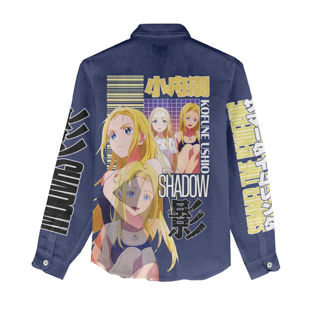 Kofune Ushio Summer Time Rendering Women Casual Shirt Japan Anime Style - The Mazicc