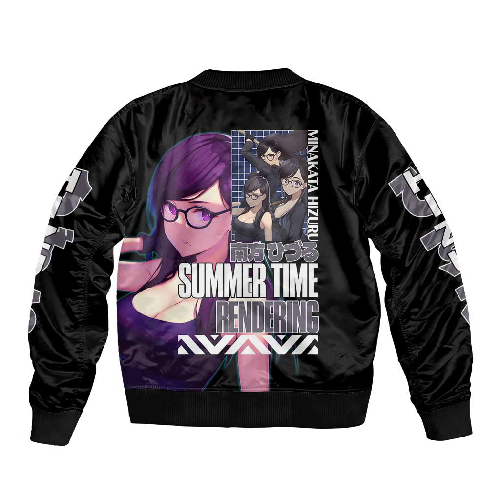 Minakata Hizuru Summer Time Rendering Bomber Jacket Japan Anime Style - The Mazicc