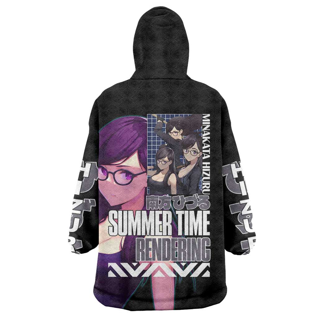 Minakata Hizuru Summer Time Rendering Wearable Blanket Hoodie Japan Anime Style - The Mazicc