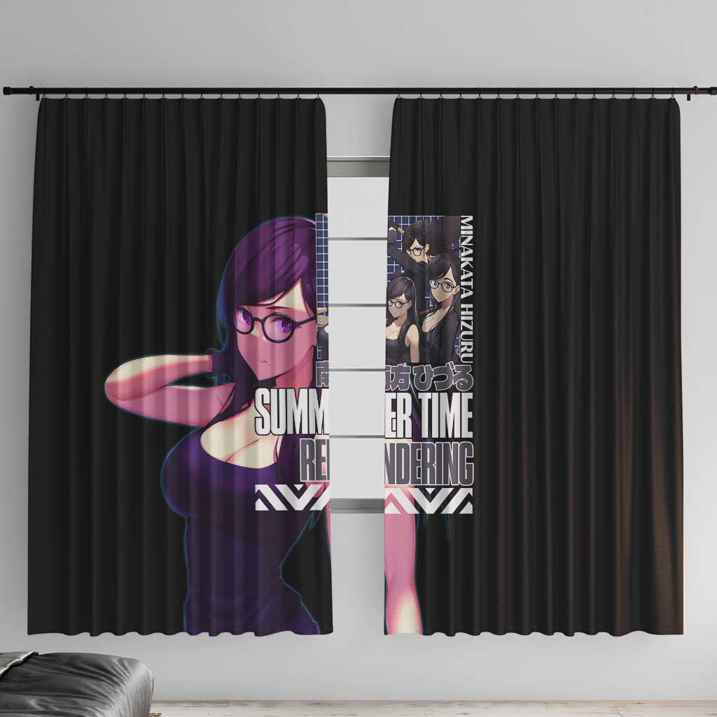 Minakata Hizuru Summer Time Rendering Window Curtain Japan Anime Style - The Mazicc