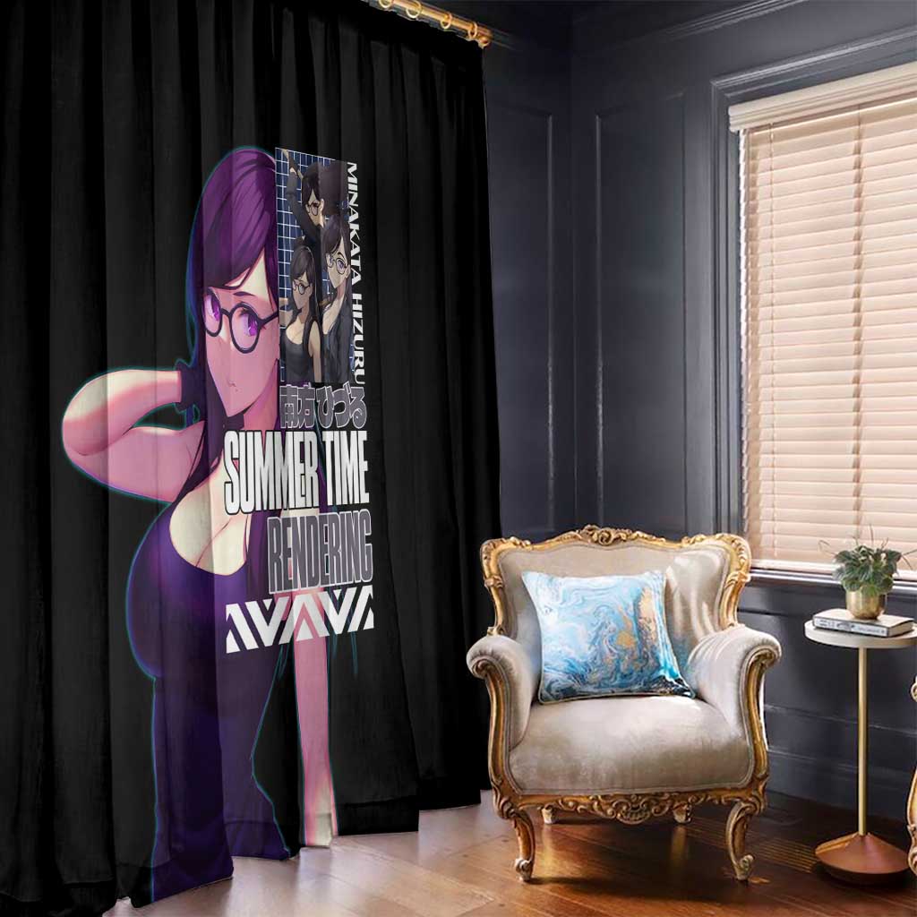 Minakata Hizuru Summer Time Rendering Window Curtain Japan Anime Style - The Mazicc