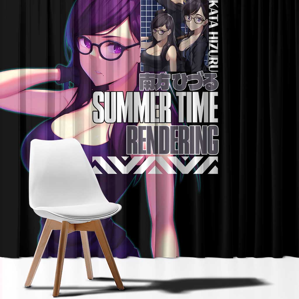 Minakata Hizuru Summer Time Rendering Window Curtain Japan Anime Style - The Mazicc