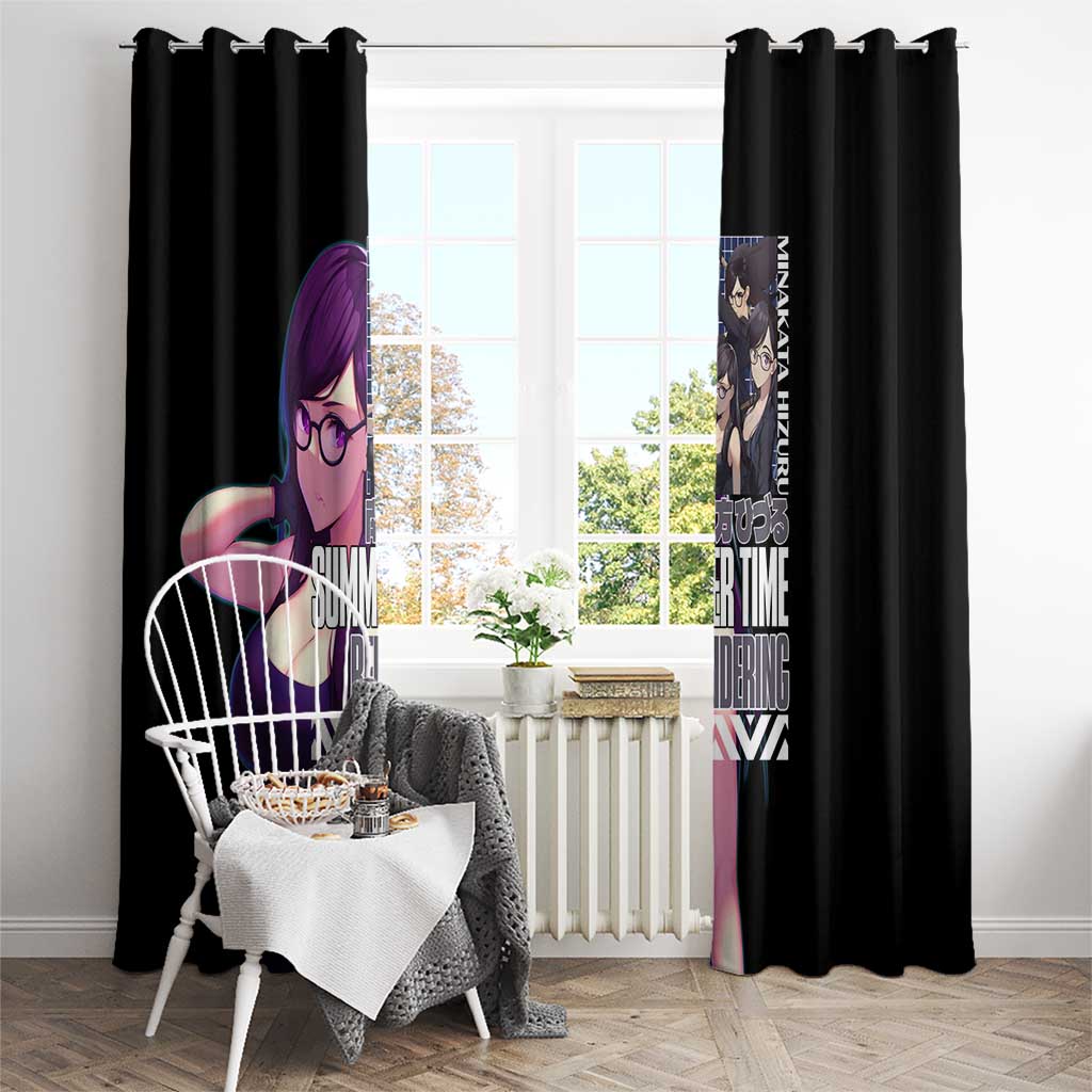 Minakata Hizuru Summer Time Rendering Window Curtain Japan Anime Style - The Mazicc