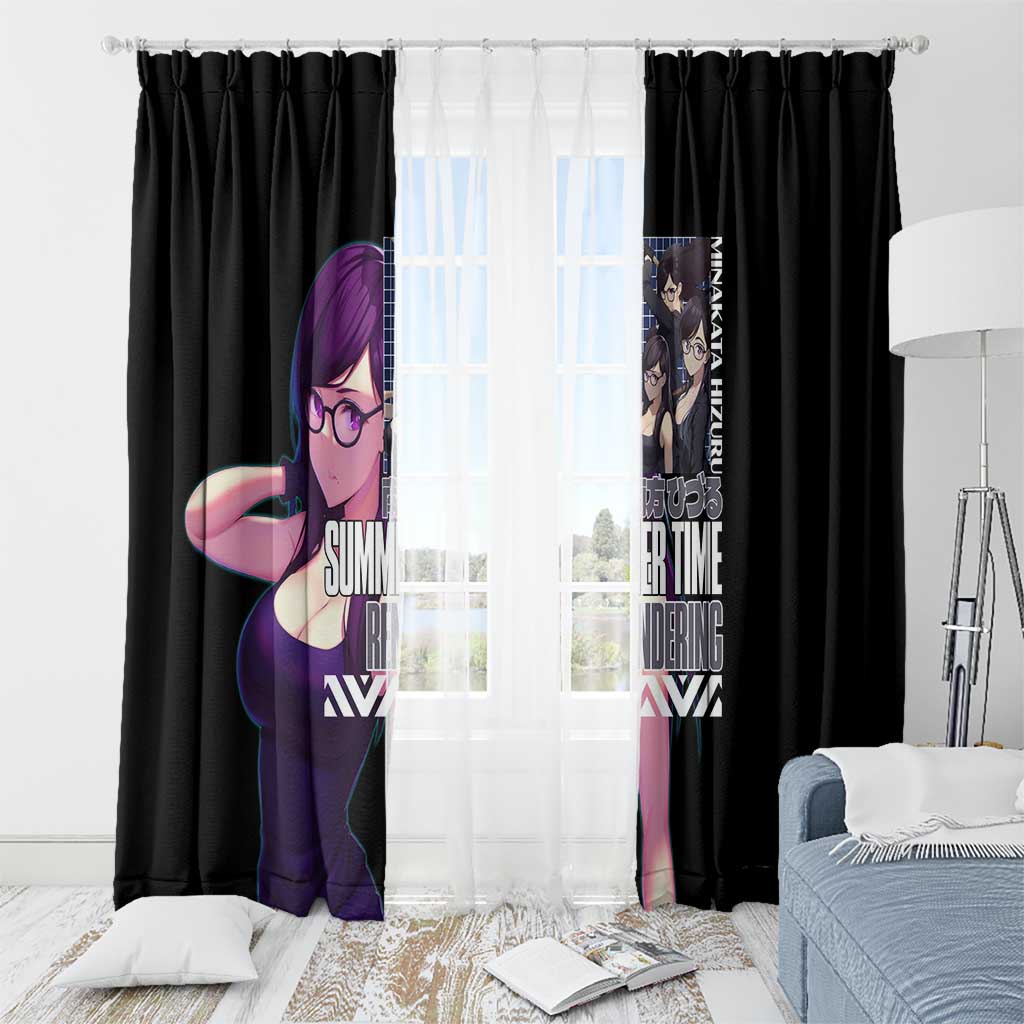 Minakata Hizuru Summer Time Rendering Window Curtain Japan Anime Style - The Mazicc