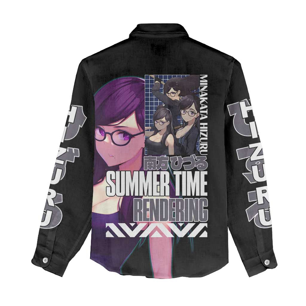 Minakata Hizuru Summer Time Rendering Women Casual Shirt Japan Anime Style - The Mazicc