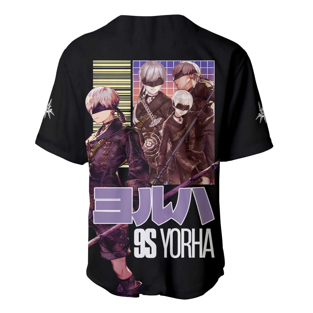 9S Nier Automata Baseball Jersey Japan Anime Style - The Mazicc
