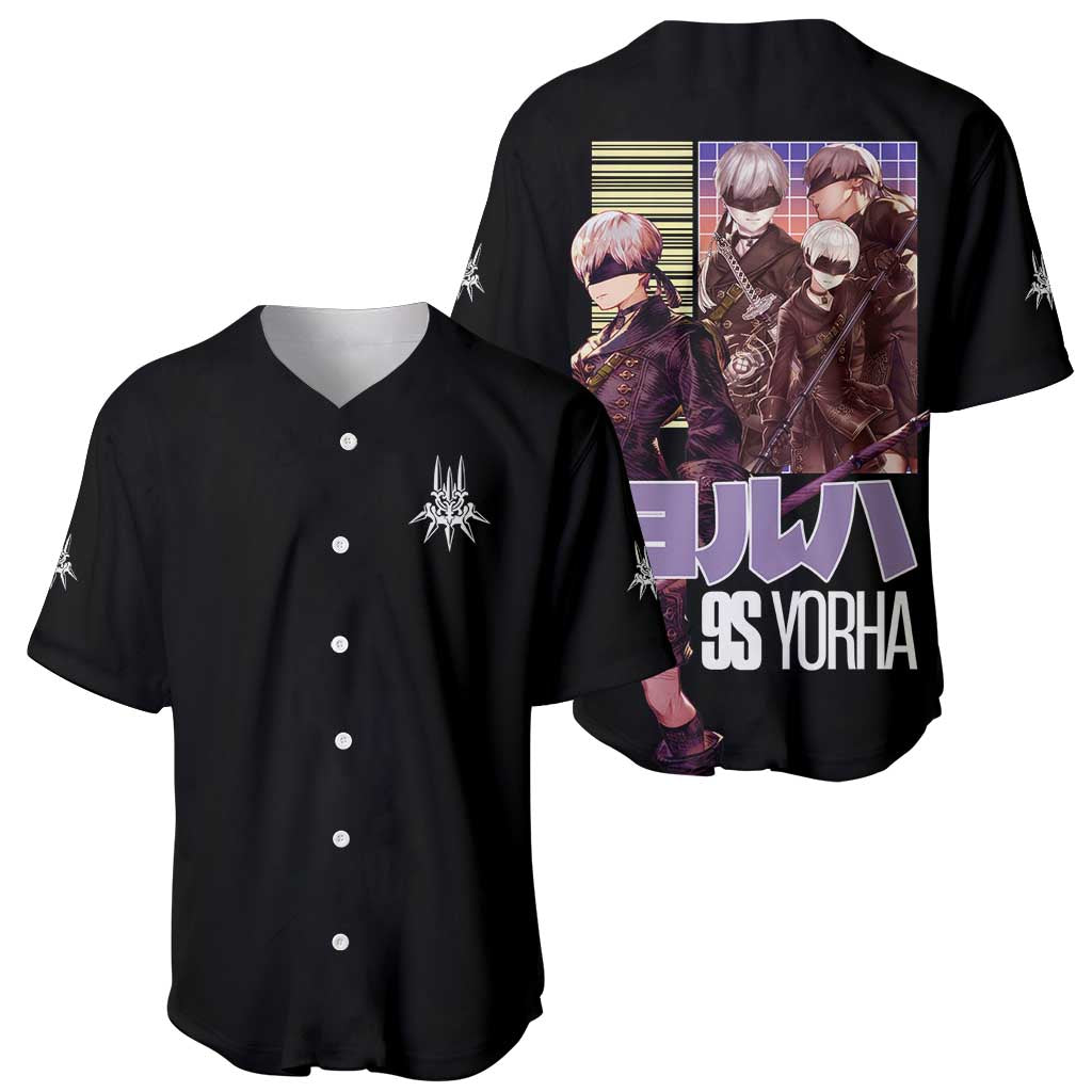 9S Nier Automata Baseball Jersey Japan Anime Style - The Mazicc