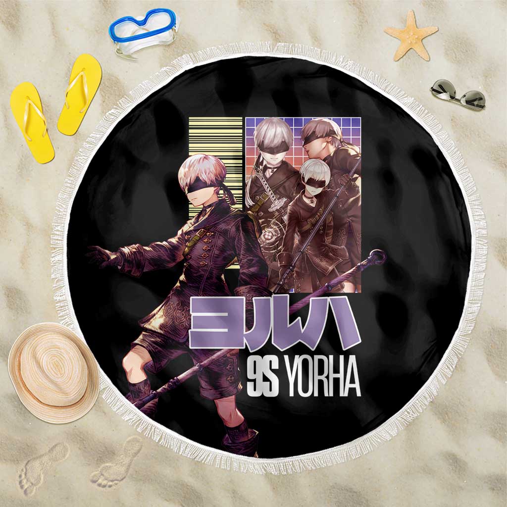 9S Nier Automata Beach Blanket Japan Anime Style - The Mazicc