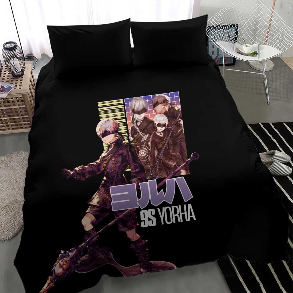 9S Nier Automata Bedding Set Japan Anime Style - The Mazicc